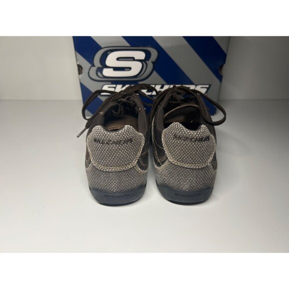 Skechers Mens Chocolate Brown Casual Comfort Shoes Size 10 New In Box Durable main image 5